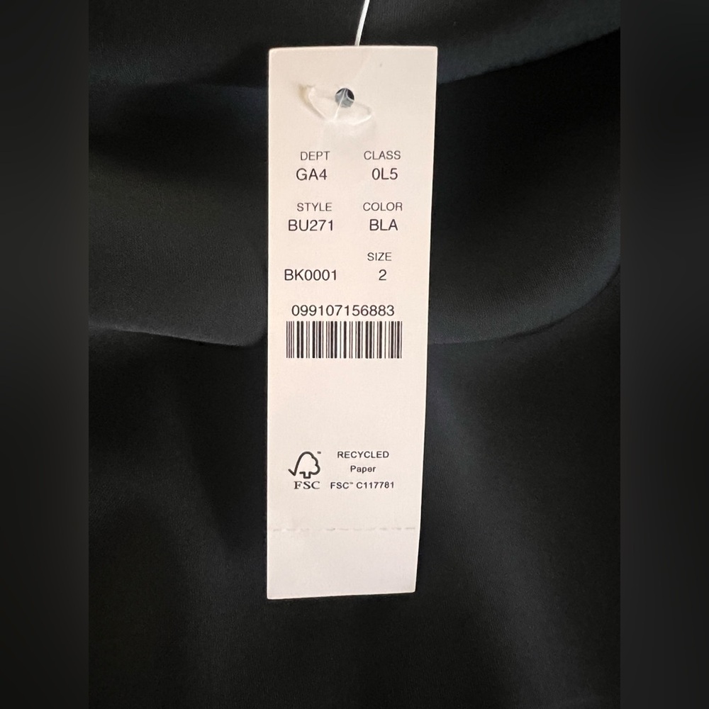 NWT J.Crew Collection Gwyneth Strapless Dress in Black - Picture 5 of 5